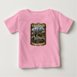 Camiseta Para Bebê Encontro Familiar dos Webber Crianças