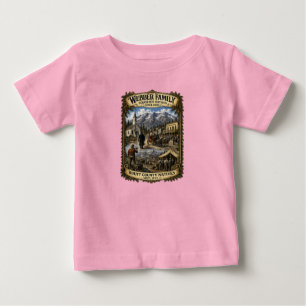 Camiseta Para Bebê Encontro Familiar dos Webber Crianças