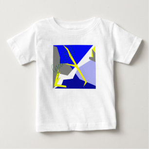 Camiseta Para Bebê Energia de Abstrato