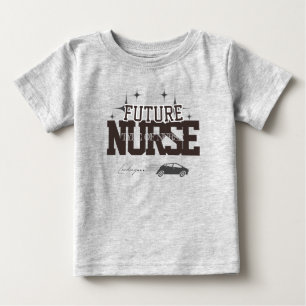 Camiseta Para Bebê Enfermeira do Futuro - Provedor de Cuidados de Saú