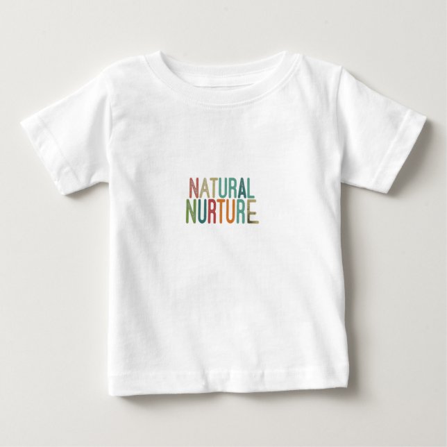 Camiseta Para Bebê Enfermeiro natural (Frente)
