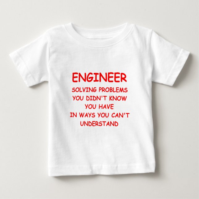 CAMISETA PARA BEBÊ ENGENHEIRO (Frente)
