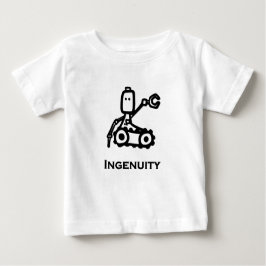 Camiseta Para Bebê Engenheiro Bot Ingenuity