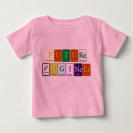 Camiseta Para Bebê Engenheiro Futuro Tutu Design