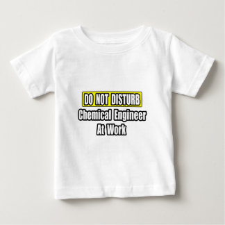Camiseta Para Bebê Engenheiro Químico No Trabalho