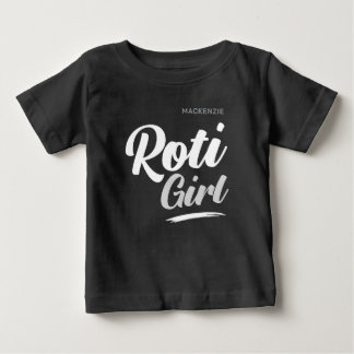Camiseta Para Bebê Engraçada MENINA ROTI Sombria