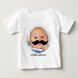 Camiseta Para Bebê Engraçado Caçador de Cachorros com Foto do Filho