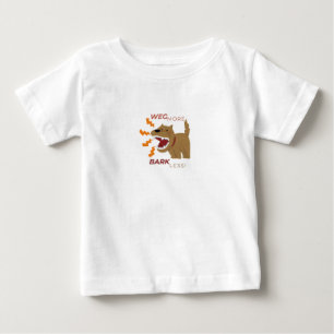 Camiseta Para Bebê Engraçado Cachorro