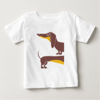 Engraçado e fofo dachshund para os pais de cães lo