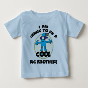 Camiseta Para Bebê Engraçado eu vou ser um grande irmão