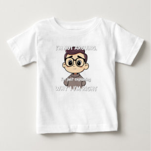 Camiseta Para Bebê Engraçado Gen Z Social Media Cita Baby T-Shirt