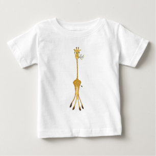 Camiseta Para Bebê Engraçado Giraffe Baby T-Shirt