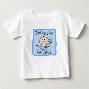 Camiseta Para Bebê Engraçado não me faça a chamada Babcia