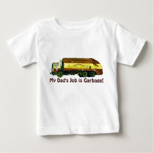 Camiseta Para Bebê Engraçado o trabalho meu pai dos miúdos do