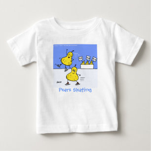 Camiseta Para Bebê Engraçado Patinadores Engraçados Cartoon Ursos d