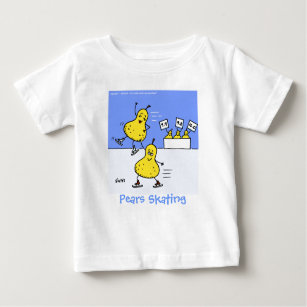 Camiseta Para Bebê Engraçado Patinadores Engraçados Cartoon Ursos de 