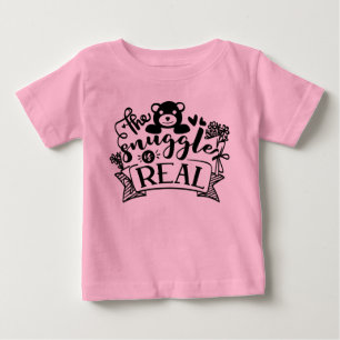 Camiseta Para Bebê Engraçado, verdadeira arte de palavras
