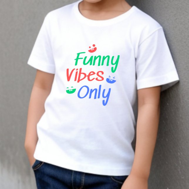 Camiseta Para Bebê Engraçado Vibes Baby T-shirt | DP7Art (Criador carregado)