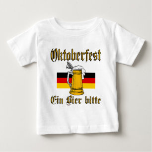 Camiseta Para Bebê Engrenagem de Oktoberfest
