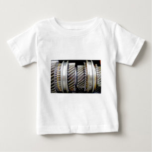 Camiseta Para Bebê Engrenagens industriais