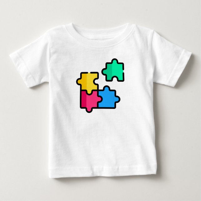 Camiseta Para Bebê enigma (Frente)