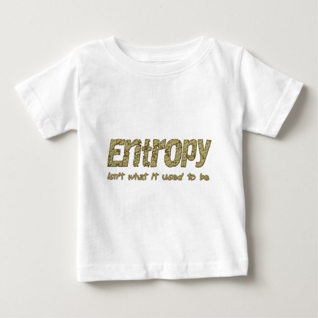 Camiseta Para Bebê Entropia (Frente)