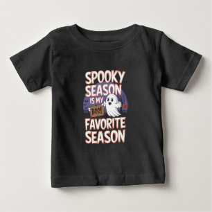 Camiseta Para Bebê Época assustadora Halloween