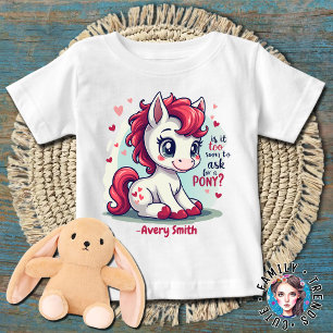 Camiseta Para Bebê Equestre Já É Muito Cedo Para Pedir Cavalinhas Men