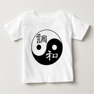 Camiseta Para Bebê Equilíbrio e Harmonia Yin yang