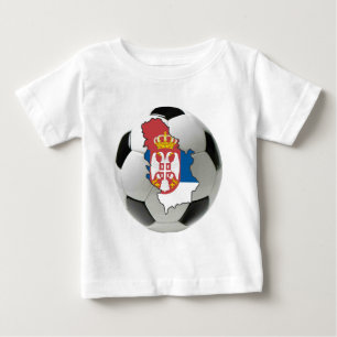 Camiseta Para Bebê Equipa nacional de Serbia