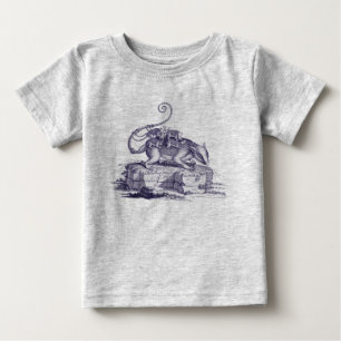 Camiseta Para Bebê Equipamento pequeno do bebê do gambá