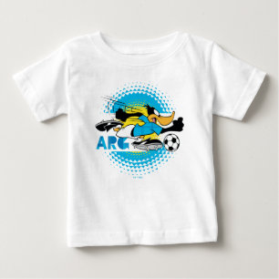 Camiseta Para Bebê Equipe Argentina de Futebol Gráfico do DAFFY DUCK™