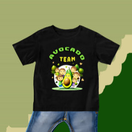 Camiseta Para Bebê Equipe Avocado