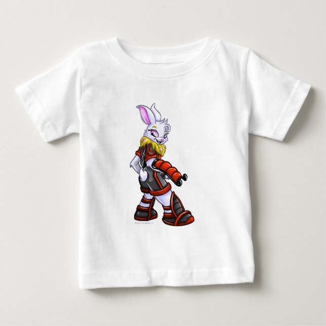 Camiseta Para Bebê Equipe da Estação Espacial Virtupete Capitão 2 (Frente)