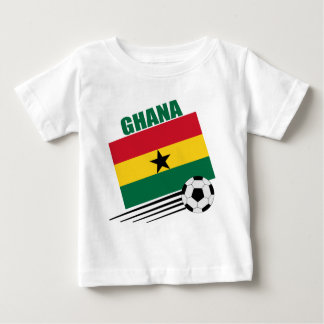 Camiseta Para Bebê Equipe de futebol de Ghana