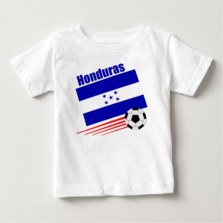 Camiseta Para Bebê Equipe de futebol do Honduran