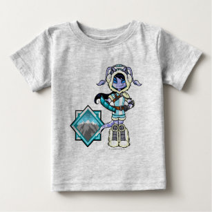 Camiseta Para Bebê Equipe de Montagem do Terror Capitão 1