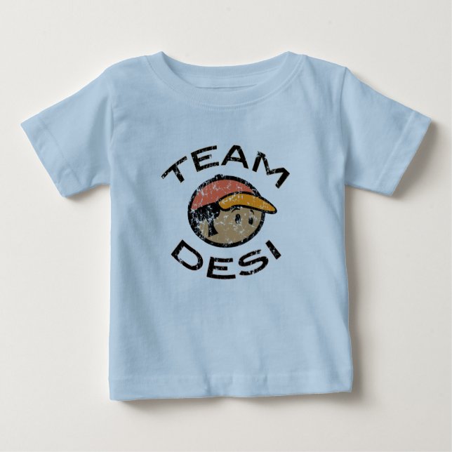 Camiseta Para Bebê Equipe Desi (Frente)