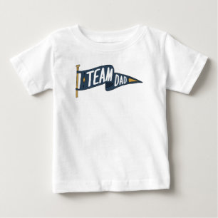 Camiseta Para Bebê Equipe do Pai Pai da Equipe de Pais Fortes de Equi