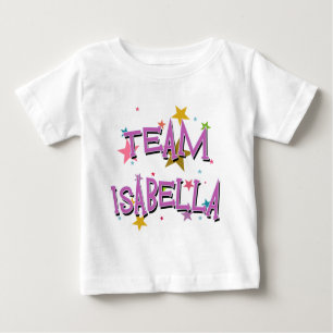 Camiseta Para Bebê EQUIPE ISABELLA customizável