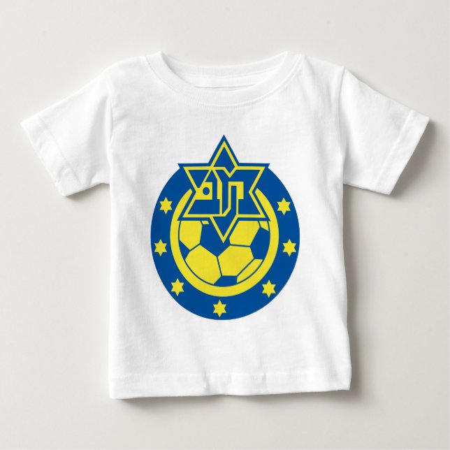 Camiseta Para Bebê equipes israelitas (Frente)