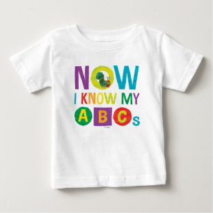 Camiseta Para Bebê Eric Carle   Agora conheço meus ABC