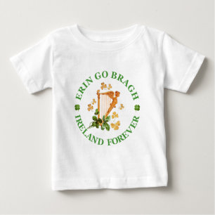 Camiseta Para Bebê Erin Go Bragh - Irlanda para sempre