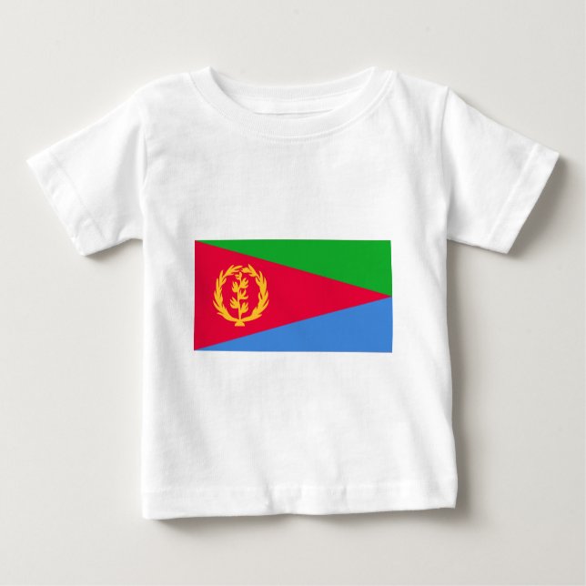 Camiseta Para Bebê eritreia (Frente)