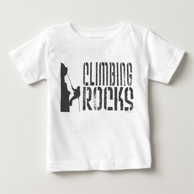 Camiseta Para Bebê Escalada (Frente)