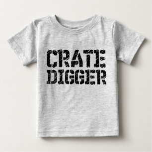 Camiseta Para Bebê Escavador da caixa