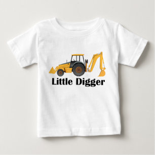 Camiseta Para Bebê Escavador pequeno -  fino do t-shirt do jérsei