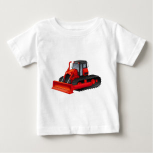 Camiseta Para Bebê Escavadora