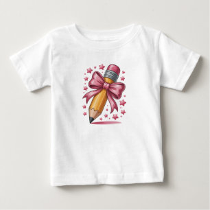 Camiseta Para Bebê Escola de Apreciação de Professores do Arco Pencil