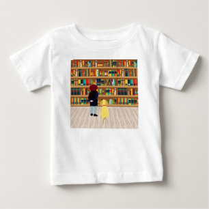 Camiseta Para Bebê Escolha um livro para levar para a creche canina
